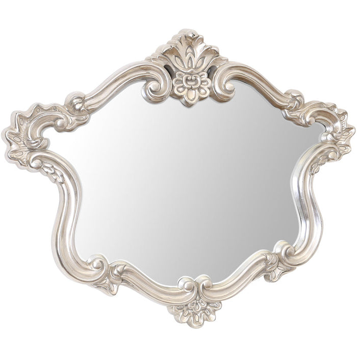 Amba Wall Mirror Antique Silver