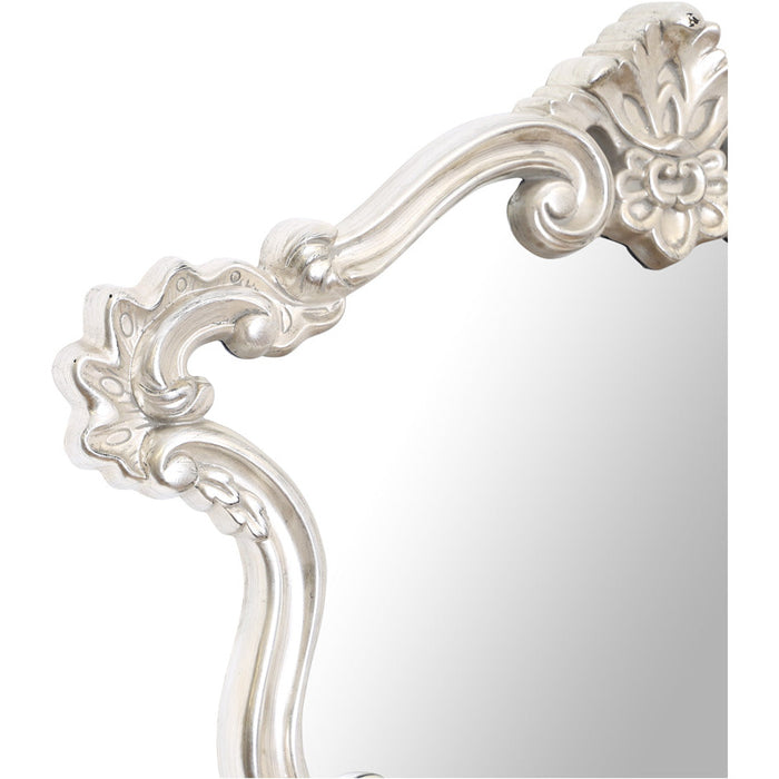 Amba Wall Mirror Antique Silver