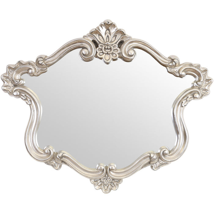 Amba Wall Mirror Antique Silver