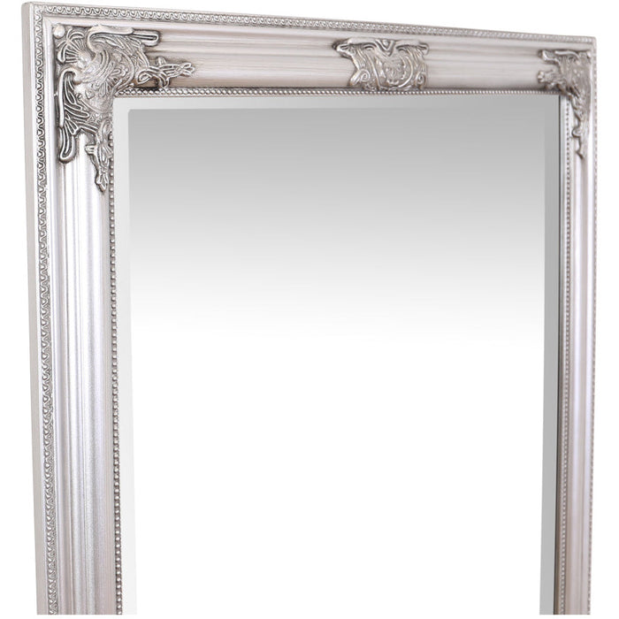 Marco Leaner Mirror Antique Silver