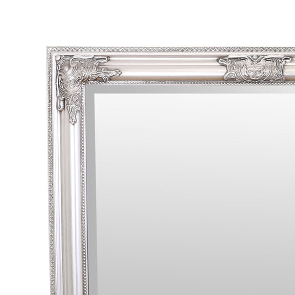 Marco Leaner Mirror Antique Silver