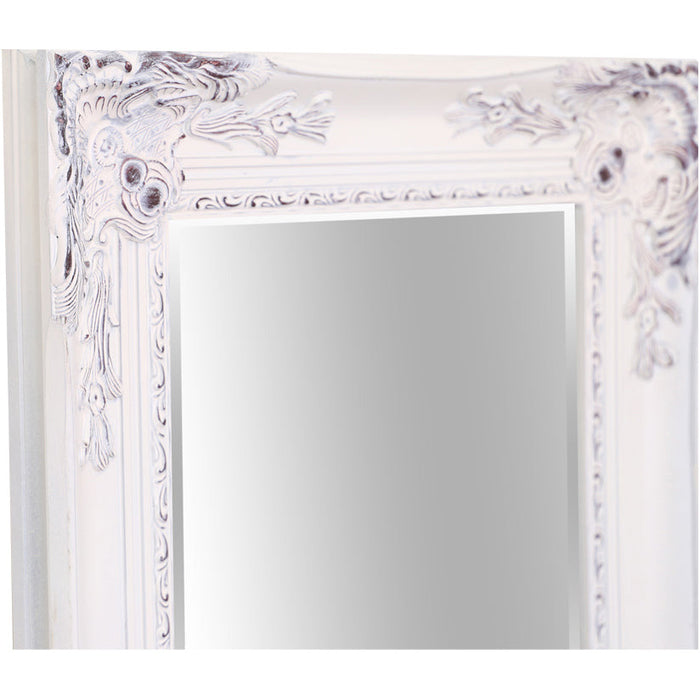 Haddon Leaner Mirror Antique White