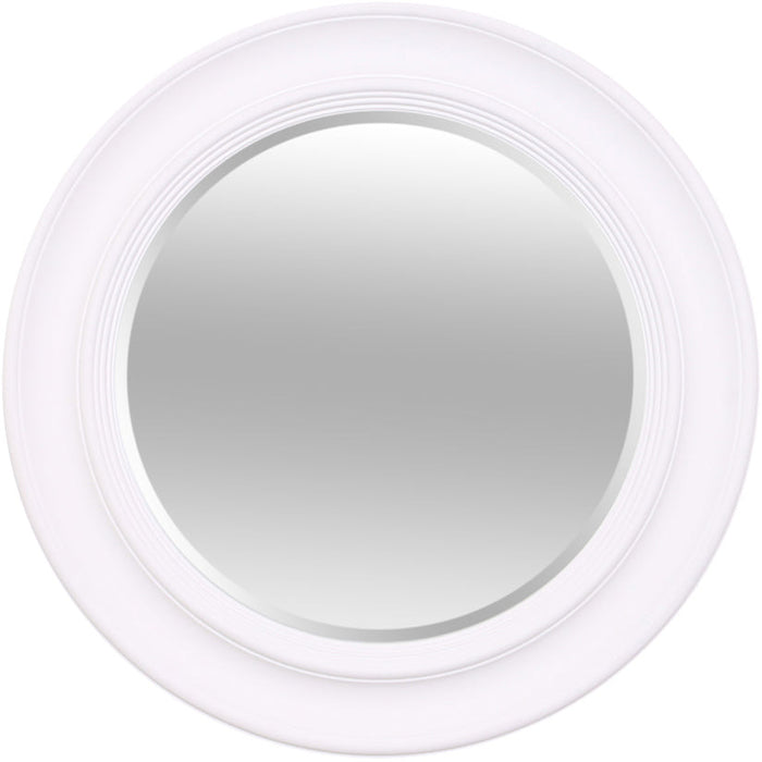 Noa Round Mirror White