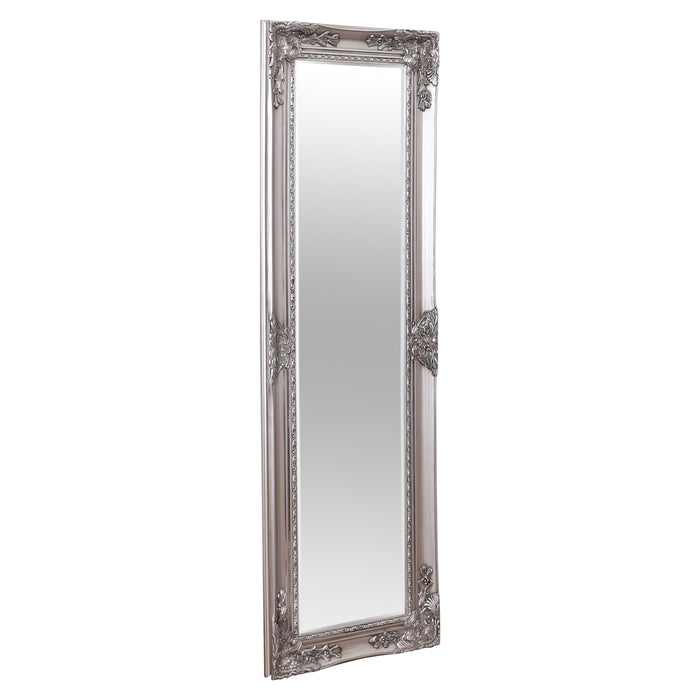 Haddon Slim Mirror Antique Silver