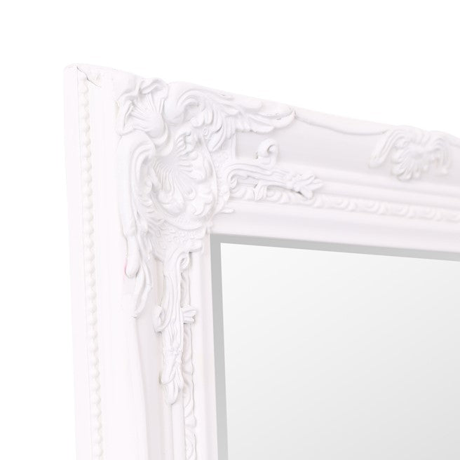 Rhone Tall Wall Mirror 42x132cm Matt White