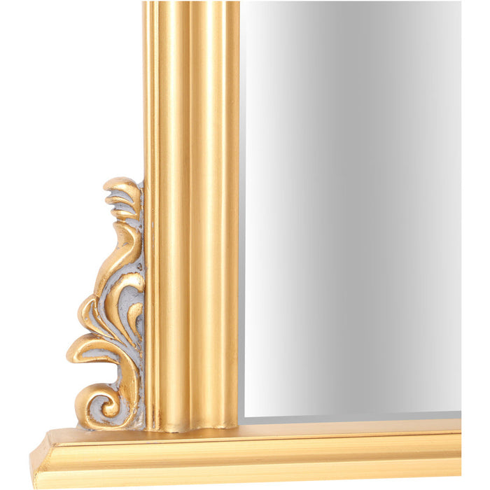 Dayton Overmantle Mirror Antique Gold