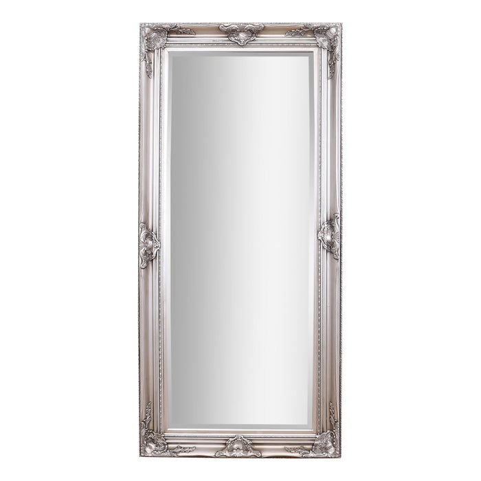 Harrow Leaner Mirror Antique Silver