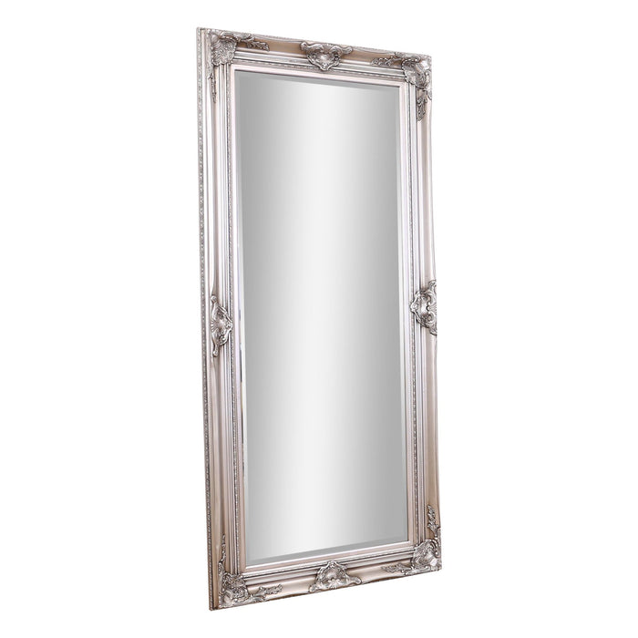 Harrow Leaner Mirror Antique Silver