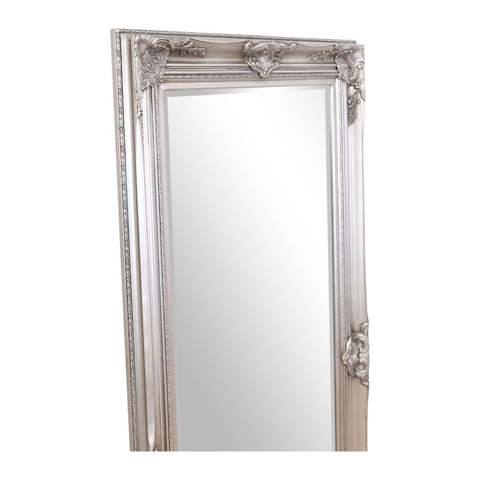 Harrow Leaner Mirror Antique Silver