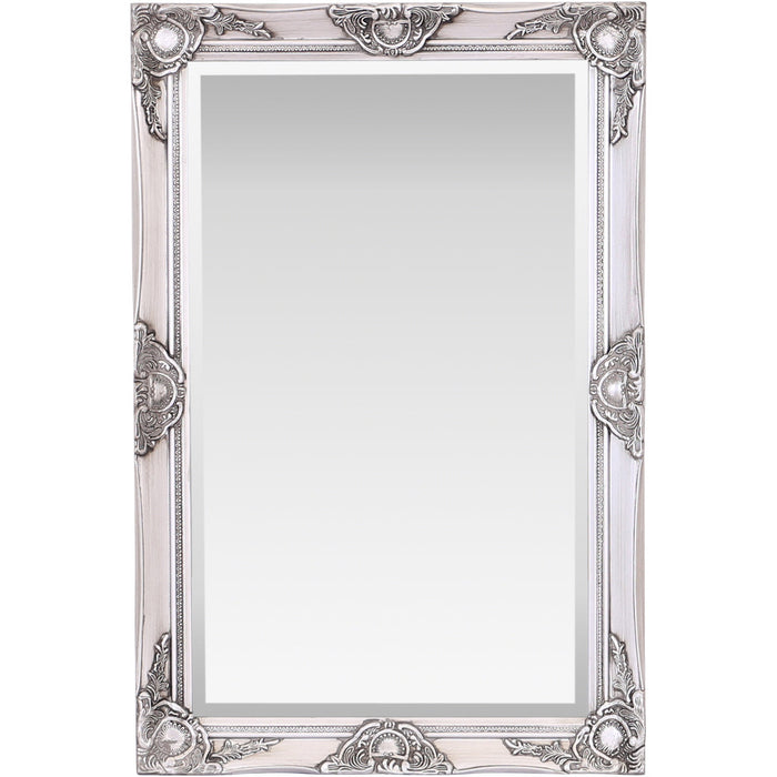 Haywood Wall Mirror 60x90cm Antique Silver