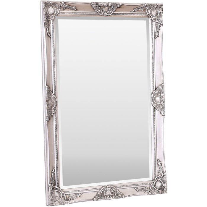 Haywood Wall Mirror 50x70cm Antique Silver