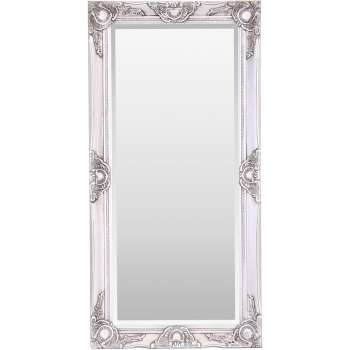 Haywood Wall Mirror 50x100cm Antique Silver