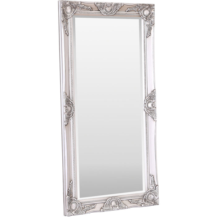 Haywood Wall Mirror 50x100cm Antique Silver