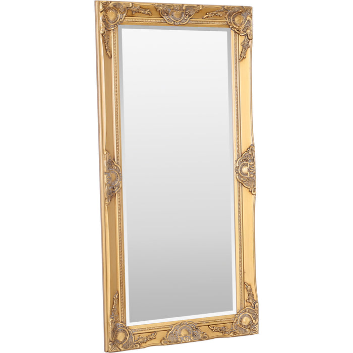 Haywood Wall Mirror 50x100cm Antique Gold