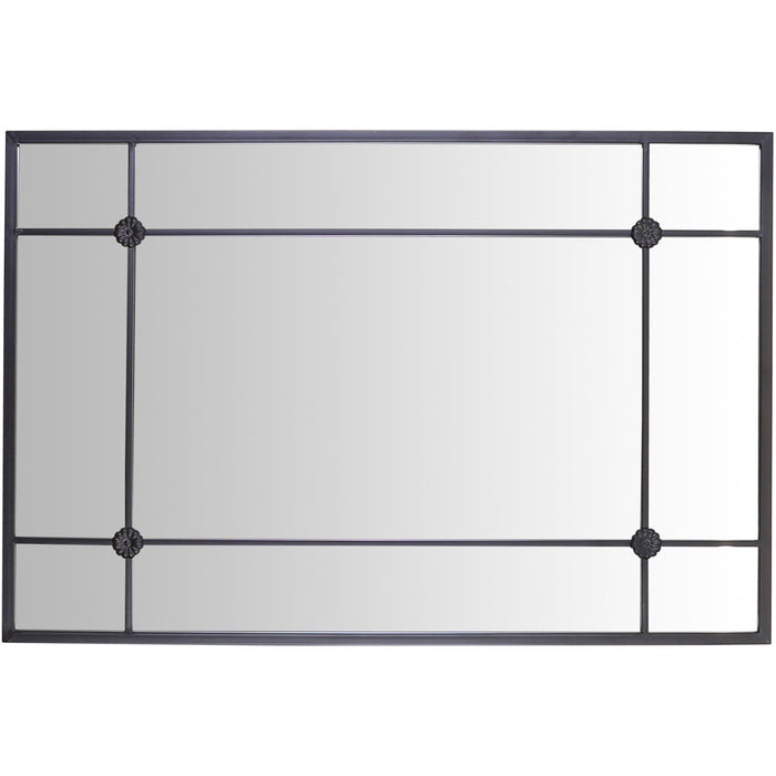 Chelsea Window Mirror 60x90cm Black