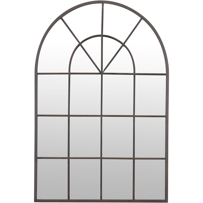 Stamford Window Mirror 60x90cm Dark Grey Metal