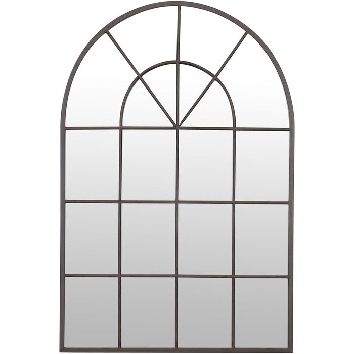 Stamford Window Mirror 60x90cm Dark Grey Metal