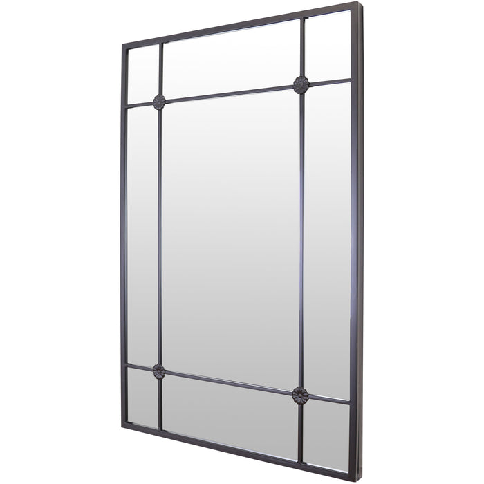 Chelsea Window Mirror 60x90cm Black