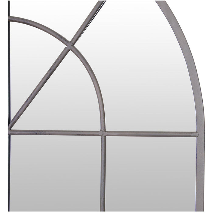 Stamford Window Mirror 60x90cm Dark Grey Metal