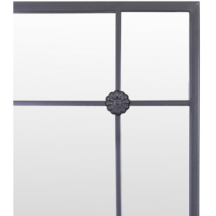 Chelsea Window Mirror 60x90cm Black