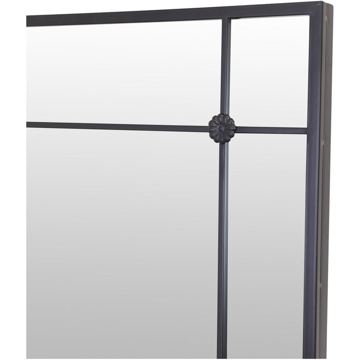 Chelsea Window Mirror 60x90cm Black