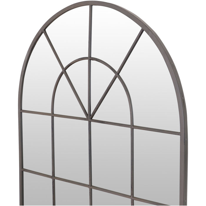 Stamford Window Mirror 60x90cm Dark Grey Metal