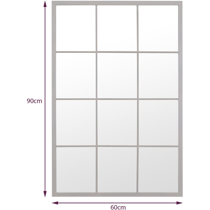 Camden Window Mirror 60x90cm Metal
