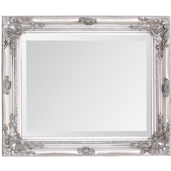 Rhone Wall Mirror 50x60cm Antique Silver