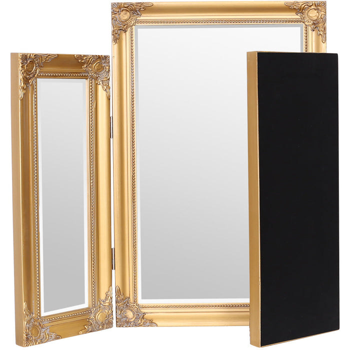 Lola Dressing Table Mirror Antique Gold