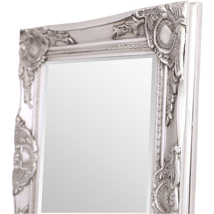 Haywood Wall Mirror 60x90cm Antique Silver