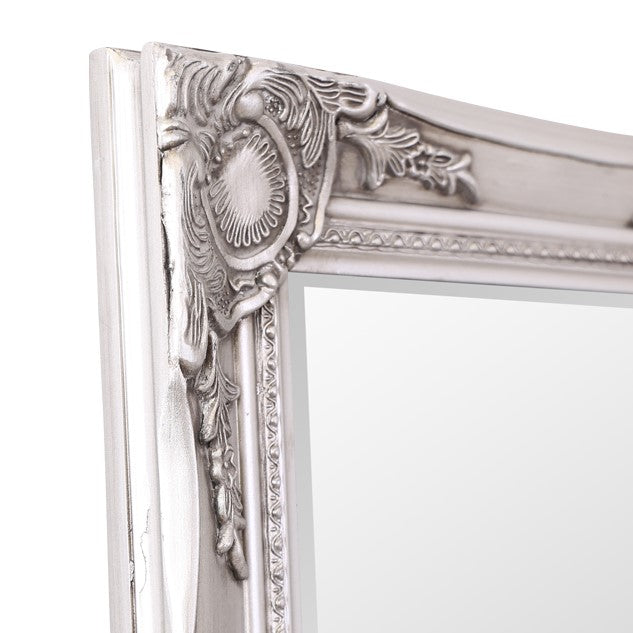 Haywood Wall Mirror 50x100cm Antique Silver