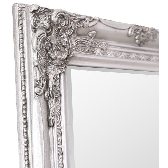 Rhone Wall Mirror 60x90cm Antique Silver