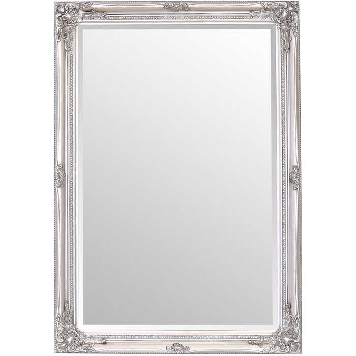 Rhone Wall Mirror 70x100cm Antique Silver