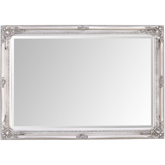 Rhone Wall Mirror 70x100cm Antique Silver