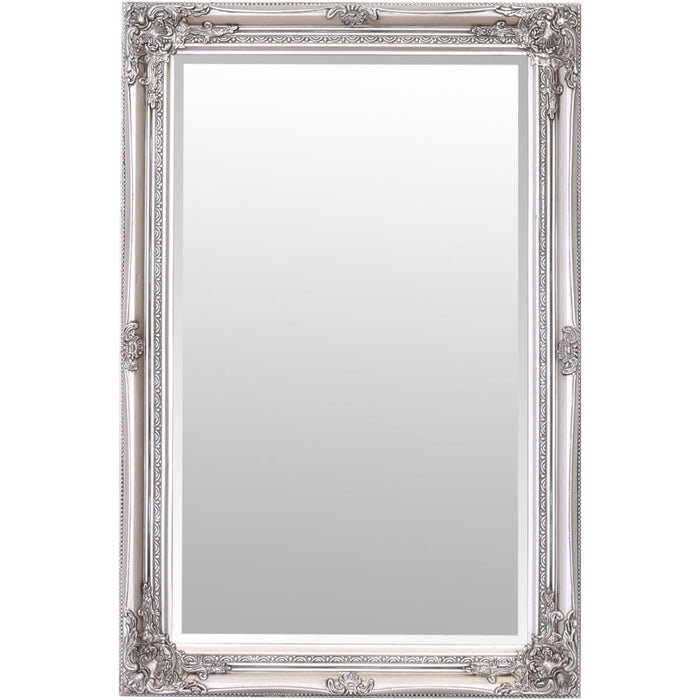 Rhone Wall Mirror 60x90cm Antique Silver