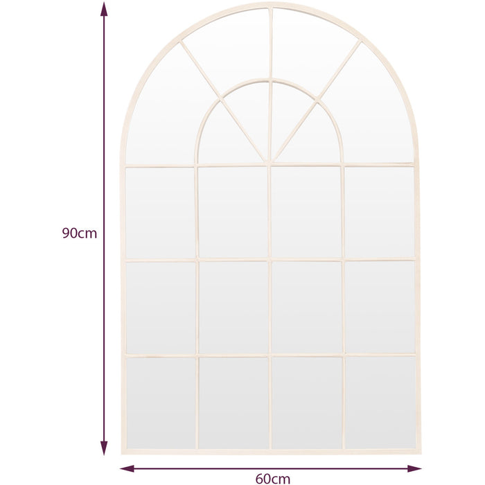 Stamford Window Mirror 60x90cm Vintage Cream