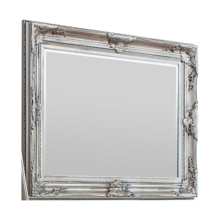 Harrow Rectangle Mirror Antique Silver