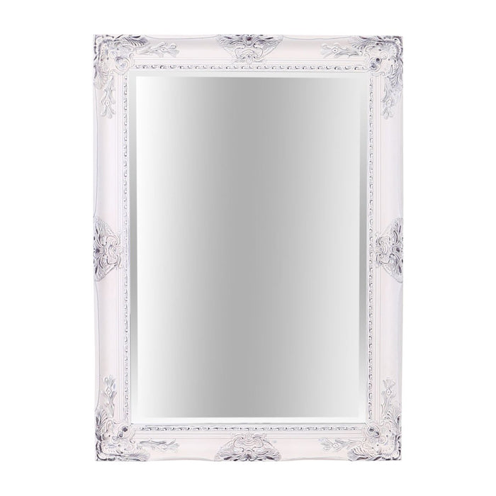 Haddon Rectangle Mirror 66x91cm Antique White
