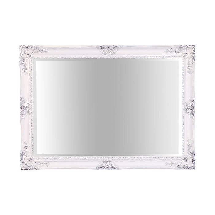 Haddon Rectangle Mirror 74x104cm Antique White