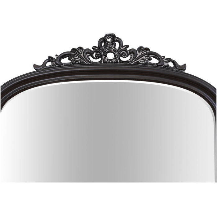 Dayton Overmantle Mirror Antique Black