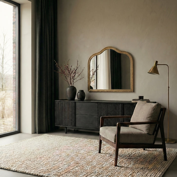 Sofia Overmantle Mirror Gold