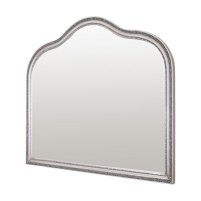 Sofia Overmantle Mirror Silver