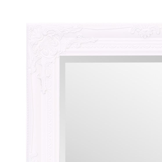 Rhone Tall Wall Mirror 42x132cm Matt White
