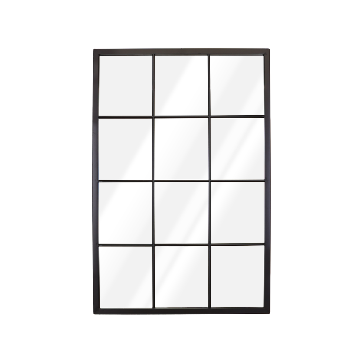 Buy Camden Rectangle Window Mirror 60x90cm Black | Select Mirrors