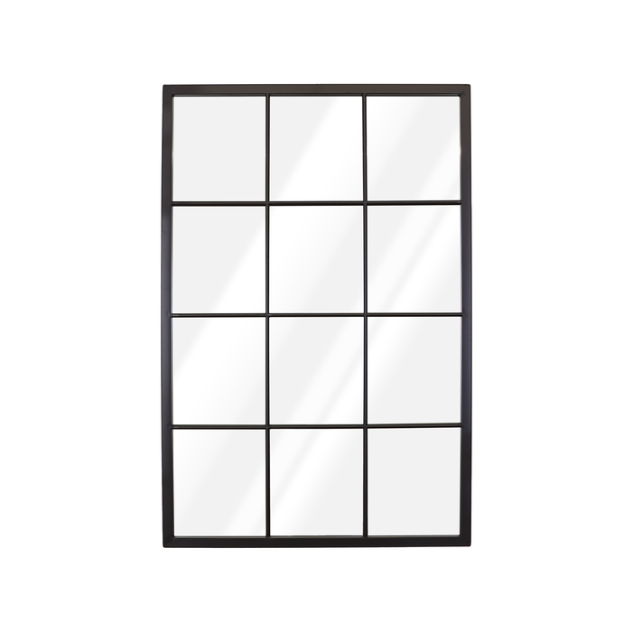 Camden Window Mirror 60x90cm Black