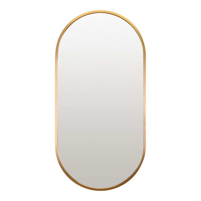 Oslo Pill Mirror 40x80cm Gold