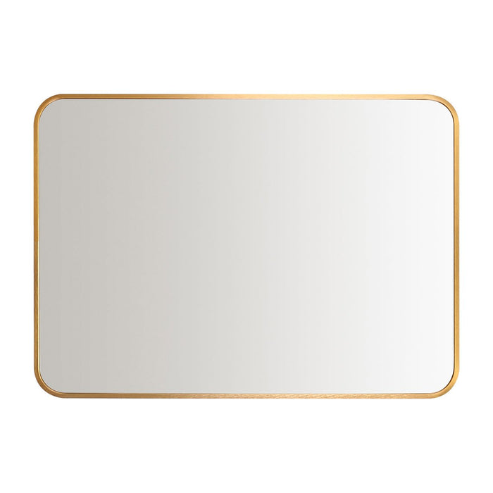 Oslo Rectangle Mirror 50x70cm Gold