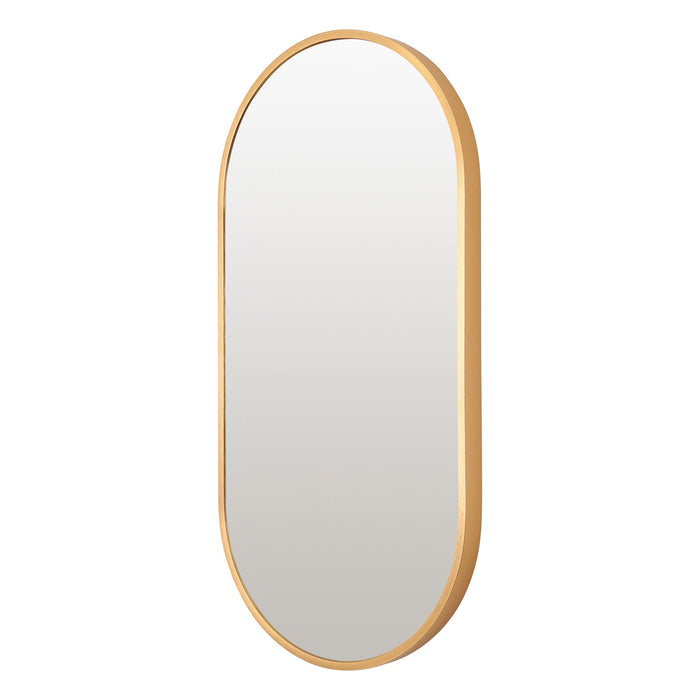 Oslo Pill Mirror 30x60cm Gold