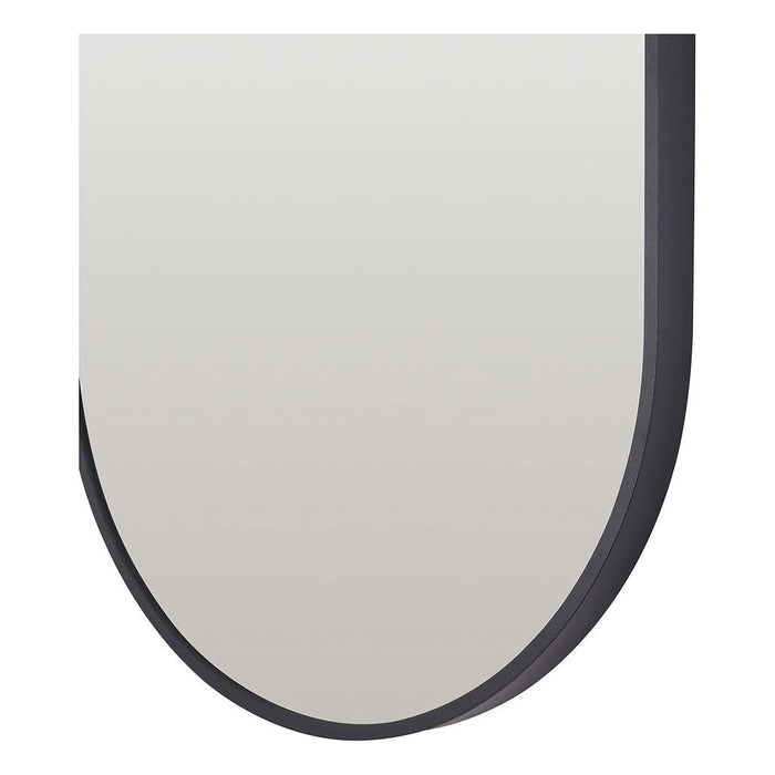 Oslo Pill Mirror 30x60cm Black