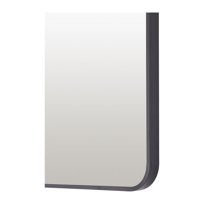 Oslo Rectangle Mirror 50x70cm Black